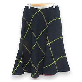 Autre Marque Saia de tweed Double Cross 45R Outro Verde
