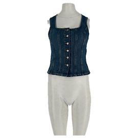 Levi's Formendes Jeans-Top Blau