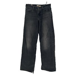 Levi's Low Loose Jeans Grey Cotton Grey