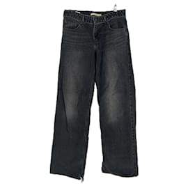 Vaqueros Low Loose Levi's Grises de Algodón Gris