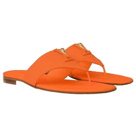 Louis Vuitton Mare Flat Thong Sandals Orange Orange