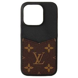 Louis Vuitton Pallas Bumper per iPhone Pro Black Nero