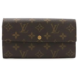 Cartera Larga Louis Vuitton Monogram Castaño