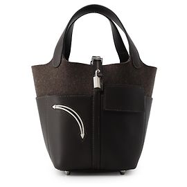 Hermès Hermes Picotin Lock PM Handbag Damier ebene