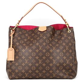 Bolso de hombro Louis Vuitton Monogram Rosa
