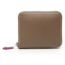 Hermès Hermes Azap Silk Compact Wallet/Coin Case Brown