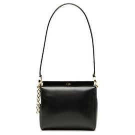 Sac à une épaule Salvatore Ferragamo Gancini Noir