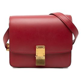 Céline Celine Classic Box Small Shoulder Bag Rouge