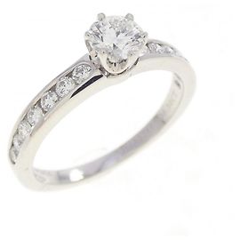 Tiffany & Co. Solitaire Channel Setting Band Ring Other