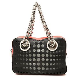 Sac cabas Prada City Fori Noir Rouge