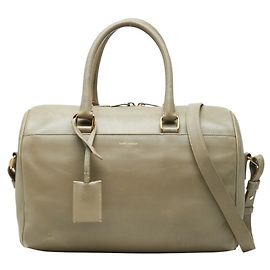 Bolsa de mão e de ombro Saint Laurent Duffle 6 Bege