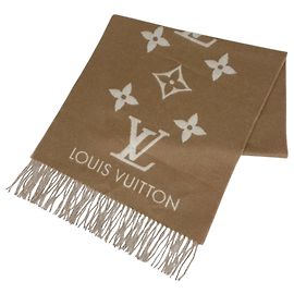 Louis Vuitton Reykjavik Monogram Kaschmir-Schal Beige