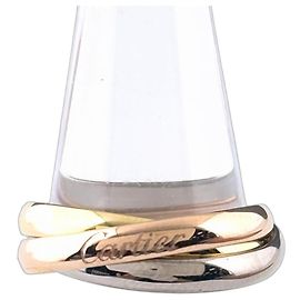 Anel Cartier Trinity em ouro rosa branco e amarelo 18K Outro