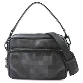 Louis Vuitton Damouflage Black Nile Handbag Black
