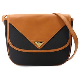 Borsa a tracolla Yves Saint Laurent nera e marrone Marrone Nero