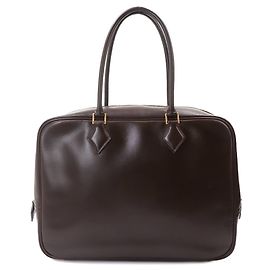 Hermès Hermes Plume 32 Handbag Damier ebene