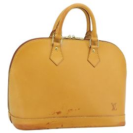 Bolsa de mão Alma em couro Nomad LOUIS VUITTON Bege M85000 LV Auth 194592V Bege