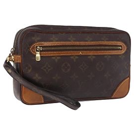LOUIS VUITTON Monogram Marly Dragonne GM Clutch Bag M51825 LV Auth 193485 Monograma
