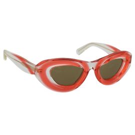 BOTTEGA VENETA Sunglasses Plastic Red Auth BA14132M Red