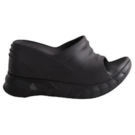 Givenchy Black Rubber Sandals Black