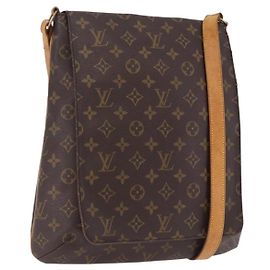 LOUIS VUITTON Borsa a tracolla Monogram Musette M51256 LV Auth 193405 Monogramma