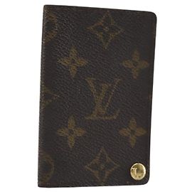 LOUIS VUITTON Monogram Porto Cartes Crdit Pression Card Case M60937 Auth 192559 Monogram