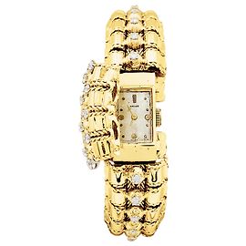 Autre Marque Montre bracelet secrète Lacloche, or jaune, diamants.  Autre