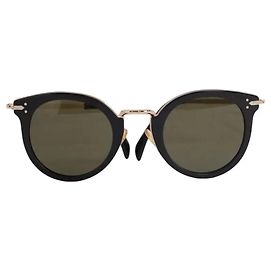 Céline Black Metal Sunglasses Black