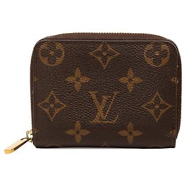 Monedero Zippy Monogram Louis Vuitton Marrón Castaño