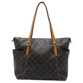 Sac cabas Louis Vuitton Monogram Totally MM Marron Marron