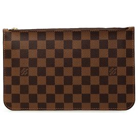 Bolsa Louis Vuitton Damier Ebene Neverfull MM Castanha Marrom