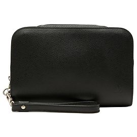 Pochette Baikal Louis Vuitton Taiga Noire Noir