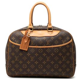 Sac à main Louis Vuitton Monogram Deauville Marron Marron