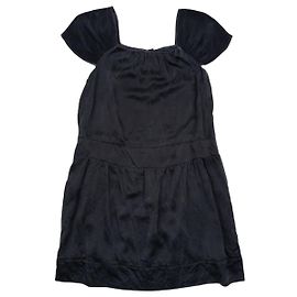 Robe midi d'été décolorée Miu Miu SS10 Noir