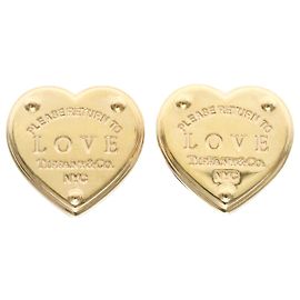 Tiffany & Co Tiffany Return To Tiffany Pink Gold (18K) Stud Earrings Golden
