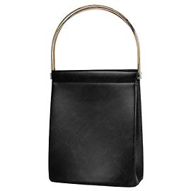 Cartier Trinity Leather Handbag in Black Black