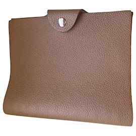 Hermès Ulysse Leather Agenda Brown