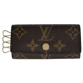 Louis Vuitton Multicles 4 Key Case Brown