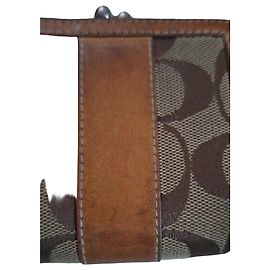 Portafoglio Coach Signature C Monogram Marrone Monogramma