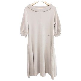 Autre Marque Vestido de malha Rene Bege