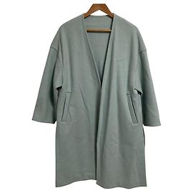Autre Marque United Arrows Wool Coat Blue Light blue