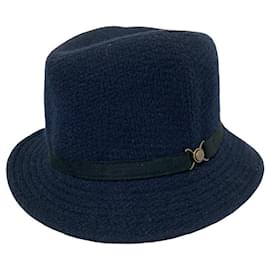 Autre Marque CA4LA Wool Hat Blue Navy blue