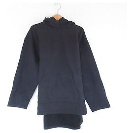 Autre Marque adidas Originals Pullover Sweatshirt mit asymmetrischem Saum Schwarz