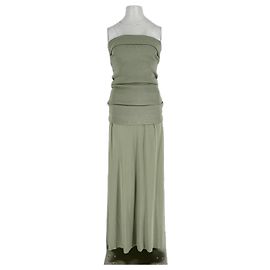 Autre Marque Grünes Strickkleid "Mela" Grün