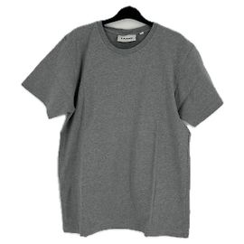 T-shirt en coton gris Frame Denim Taille L Gris