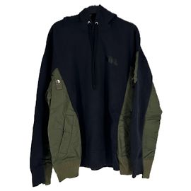 Autre Marque NIKE X SACAI Sweatshirt Schwarz und Khaki Schwarz