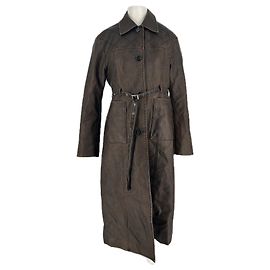 Autre Marque KIJUN Maxi Mantel braun Braun