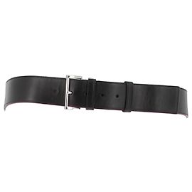 Prada Gürtel aus schwarzem Leder Schwarz