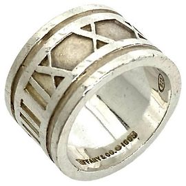 Tiffany & Co Anello largo Tiffany Atlas Argento