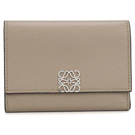 Portefeuille tri-fold Loewe en Beige Beige
